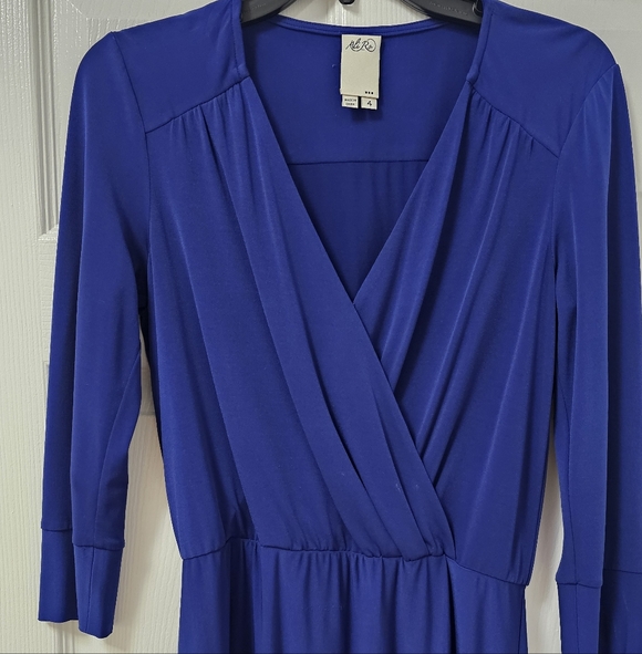 A New Day Women's Royal Blue Long Sleeve Dress